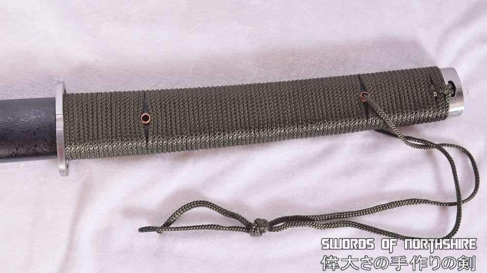 Hand Forged 1095 High Carbon Steel Tactical Outdoor Field Survival Wakizashi