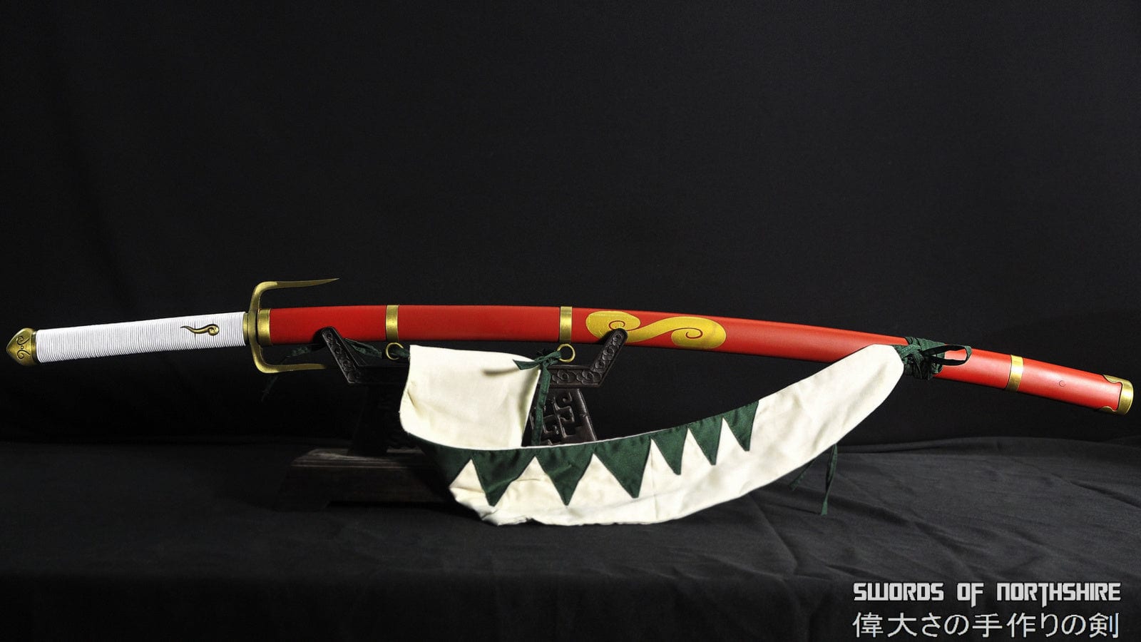 Hand Forged Japanese Samurai Katana Sword 1095 Carbon Steel Black Blade Fake  Hamon Iron Tsuba - COOLKATANA