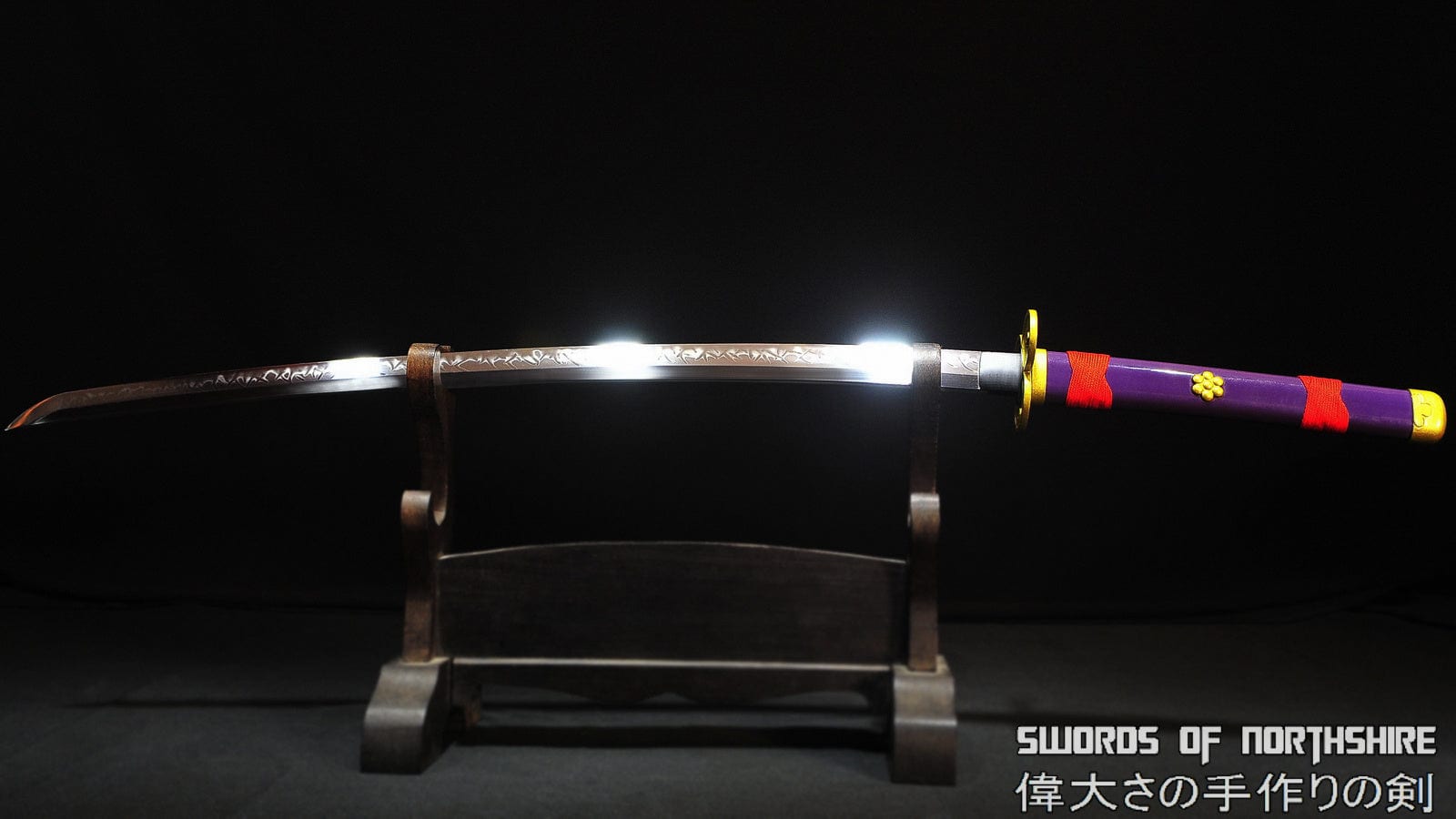Hand Forged One Piece Roronoa Zoro's Enma Katana Sword Replica 1095 High  Carbon Steel Clay Tempered 